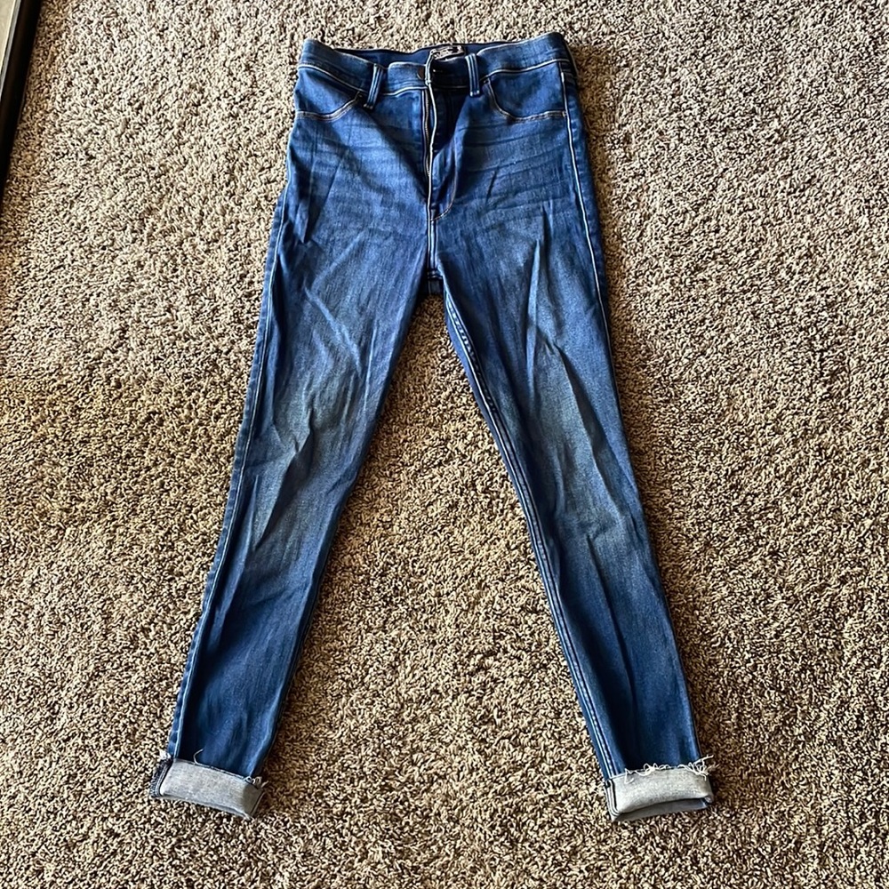 Abercrombie & Fitch Ultra high rise jean leggings